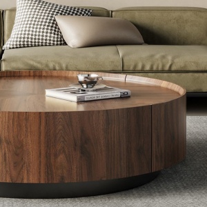 Masa living premium RoundWood, masa cafea, Homedit