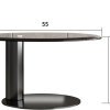 Set de mese de cafea Pureview din lemn de nuc și oțel galvanizat, cu design modern și finisaje premium. Eleganță naturală și str