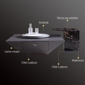 Masa living premium Manor, masa cafea, Homedit