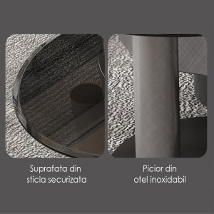 Masa living premium Alt Carbon, masa cafeaHomedit