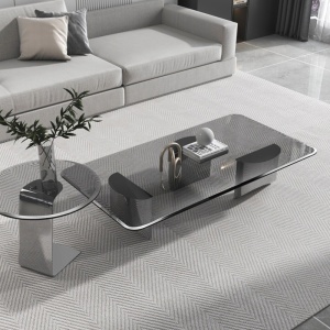 Masa living premium GlassySquare, masa cafea, Homedit