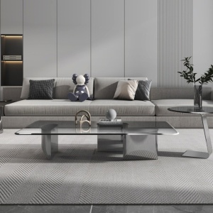 Masa living premium GlassySquare, masa cafea, Homedit