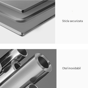 Masa living premium GlassySquare, masa cafea, Homedit