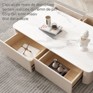 Set Comoda Tv si masa living premium Decor, Homedit