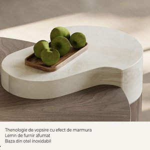 Masa living premium Oak, masa cafea, Homedit