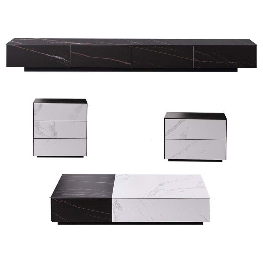 Set Masa living, comoda tv si 2 console premium Palace