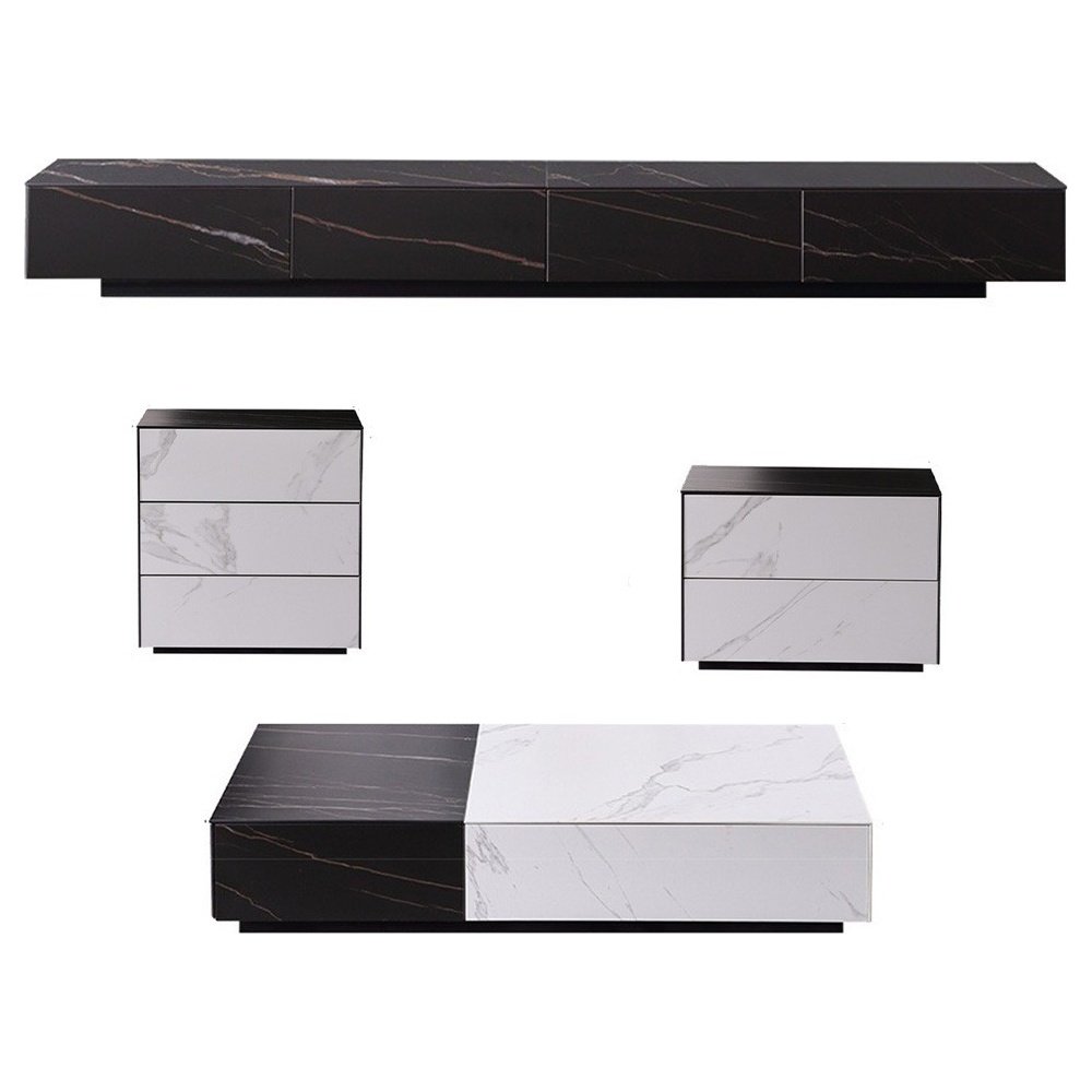 Set Masa living, comoda tv si 2 console premium Palace