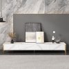 Set comoda tv, masa cafea si console Goldstone, masa living