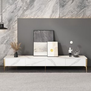 Set comoda tv, masa cafea si console Goldstone, masa living