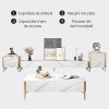 Set comoda tv, masa cafea si console Goldstone, masa living