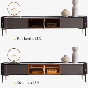 Set comoda tv, masa cafea si console premium Regal, Homedit