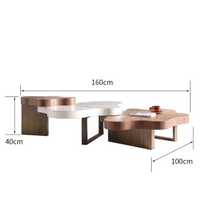 Masa living premium Flow, masa cafea Homedit