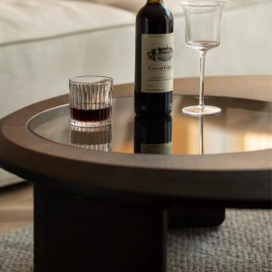 Masa living premium Midnight 150 cm, masa cafea, Homedit