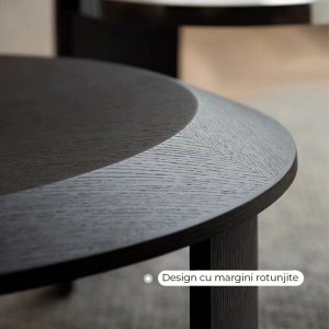 Masa living premium Midnight 150 cm, masa cafea, Homedit