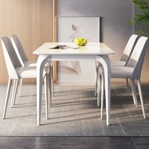 Masa living piatra naturala premium Off White, Homedit