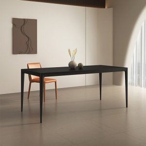 Masa living aluminiu si piatra naturala premium Easys, Homedit