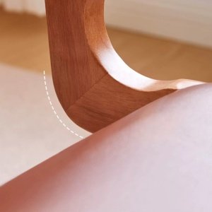 Scaun lemn masiv si piele premium Ero, Homedit