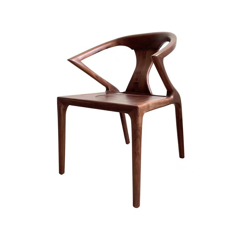 Scaun lemn masiv premium Nut, Homedit