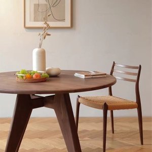 Scaun lemn masiv premium Boho Chic, Homedit