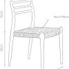 Scaun lemn masiv premium Boho Chic, Homedit