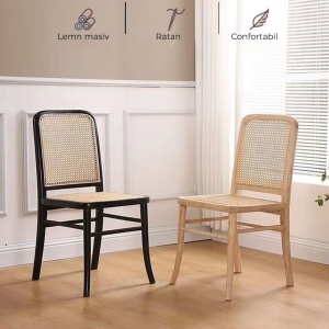 Scaun lemn masiv premium Nola, Homedit