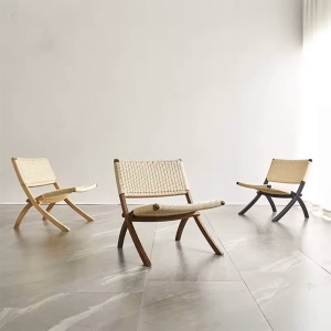 Scaun pliabil din lemn masiv premium Element, Homedit