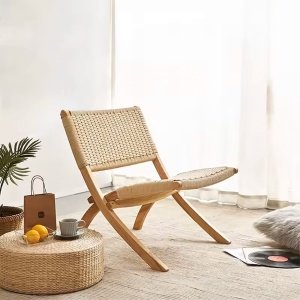 Scaun pliabil din lemn masiv premium Element, Homedit