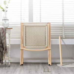 Scaun pliabil din lemn masiv premium Element, Homedit