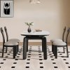 Masa extensibila 80 - 130 cm lemn masiv Cedric, masa bucatarie, masa dining Homedit