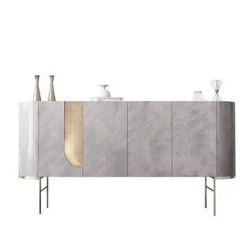 Comoda lemn 150 x 40 x 90 Eton Grey, Homedit