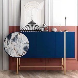 Consola mobilier 150 cm x 85 cm Selene Blue, comoda Homedit