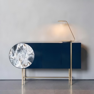 Consola mobilier 150 cm x 85 cm Selene Blue, comoda Homedit