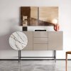 Consola mobilier 150 cm x 85 cm Selene Beige, comoda Homedit
