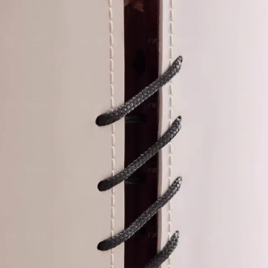 Set Comoda TV si masuta cafea premium, lemn masiv si piele Malibu, Homedit