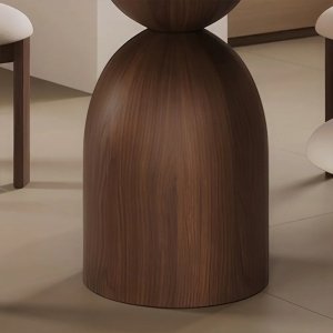 Masă Africa din lemn de frasin, masa rotunda cu diametru 120 cm | Homedit