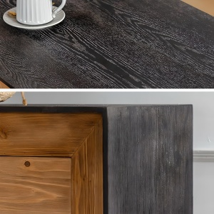 Consola mobilier premium din lemn masiv, Wabi, 166 cm