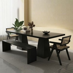 Masa premium din lemn masiv Porter, Homedit