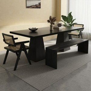 Masa premium din lemn masiv Porter, Homedit