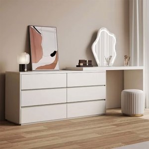 Masa de toaleta premium, masa make-up Stunny 120 cm x 40 cm x 75 cm, Homedit
