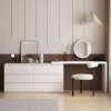 Masa de toaleta premium, masa make-up Stunny 120 cm x 40 cm x 75 cm, Homedit