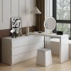 Masa de toaleta premium, masa make-up Stunny 120 cm x 40 cm x 75 cm, Homedit