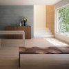 Banca premium din lemn masiv de frasin Ripples 160x45x40 cm