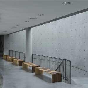 Banca premium din lemn masiv de frasin Ripples 160x45x40 cm