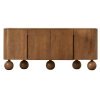 Cosola mobilier premium, comoda Laguna din lemn masiv de stejar 180 cm x 75 cm x 45 cm, Homedit