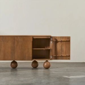 Cosola mobilier premium, comoda Laguna din lemn masiv de stejar 180 cm x 75 cm x 45 cm, Homedit