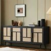 Consola mobilier premium, comoda Manhattan din lemn masiv de frasin 180 cm x 86 cm x 45 cm, Homedit