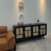 Consola mobilier premium, comoda Manhattan din lemn masiv de frasin 180 cm x 86 cm x 45 cm, Homedit