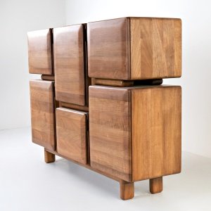 Consola mobilier/ comoda Archi din lemn de frasin 130 cm x 95 cm x 35 cm, Homedit