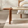 Banca premium din lemn masiv de frasin Yamask, 160x43x42 cm