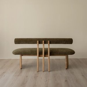 Banca premium din lemn masiv de frasin Jazzy, 120x45x75